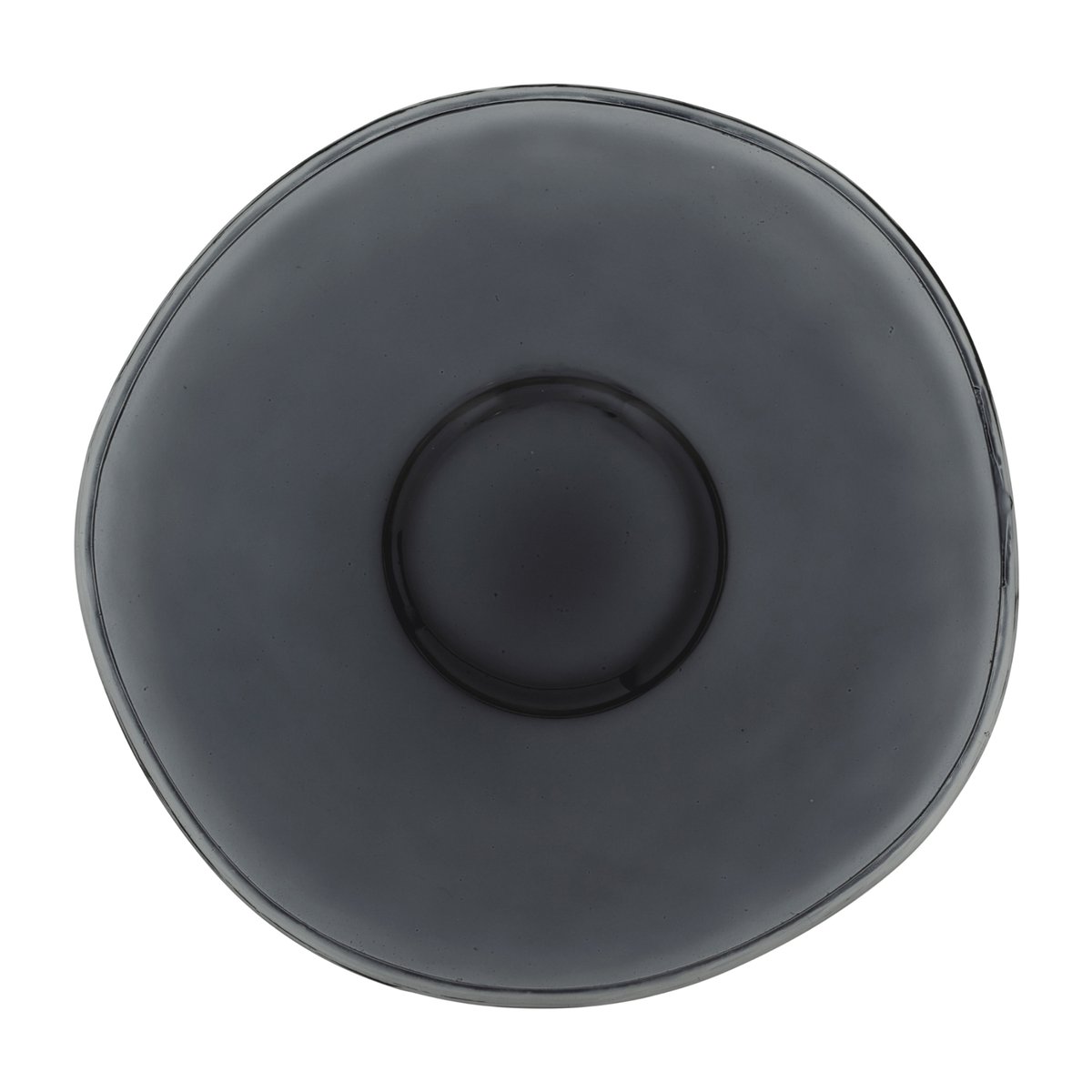 URBAN NATURE CULTURE UNC plate recycled glass o23 cm Ebony