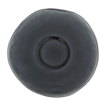 UNC plate recycled glass Ø28 cm - Ebony - URBAN NATURE CULTURE