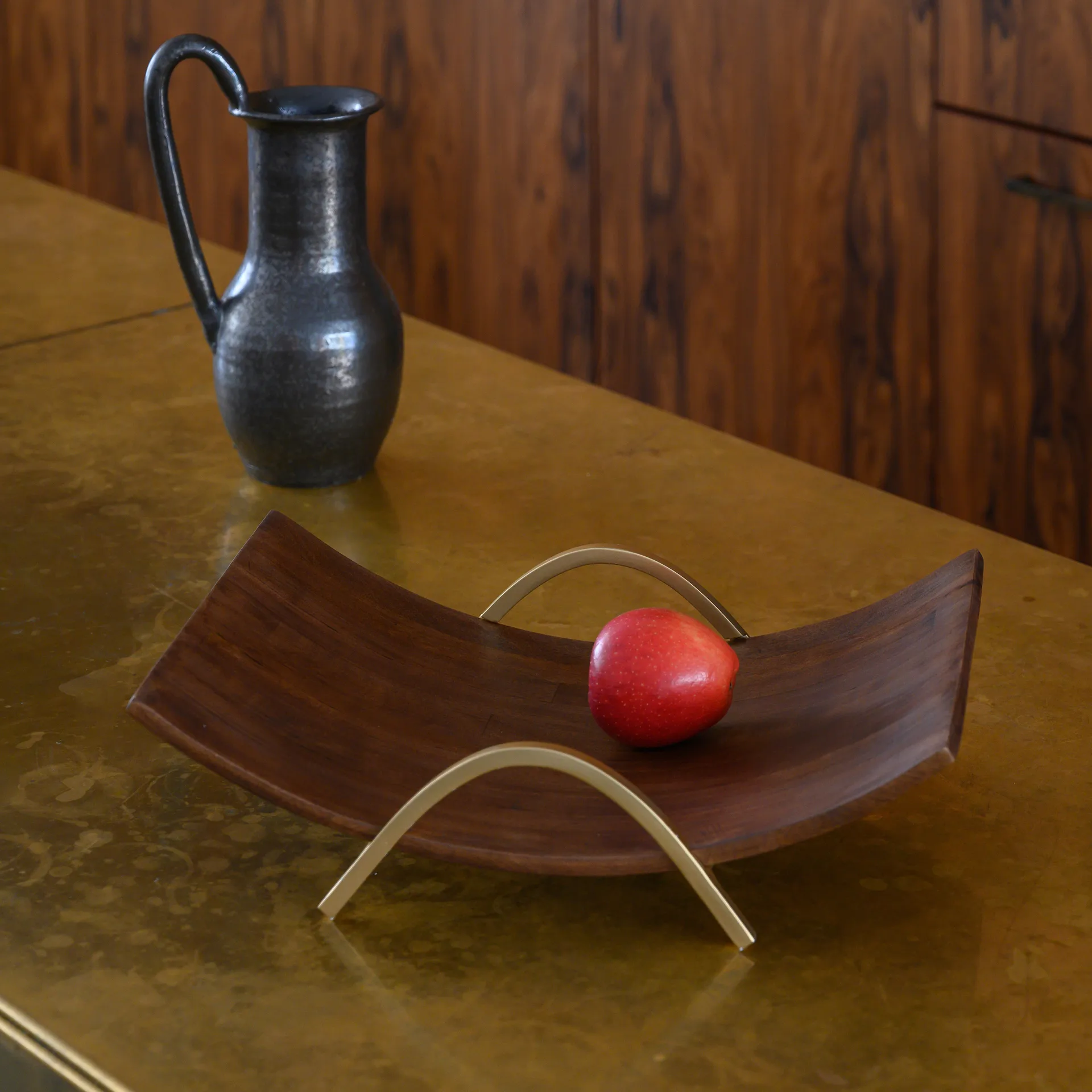 UNC serving tray mango wood 27x40 cm, walnut URBAN NATURE CULTURE