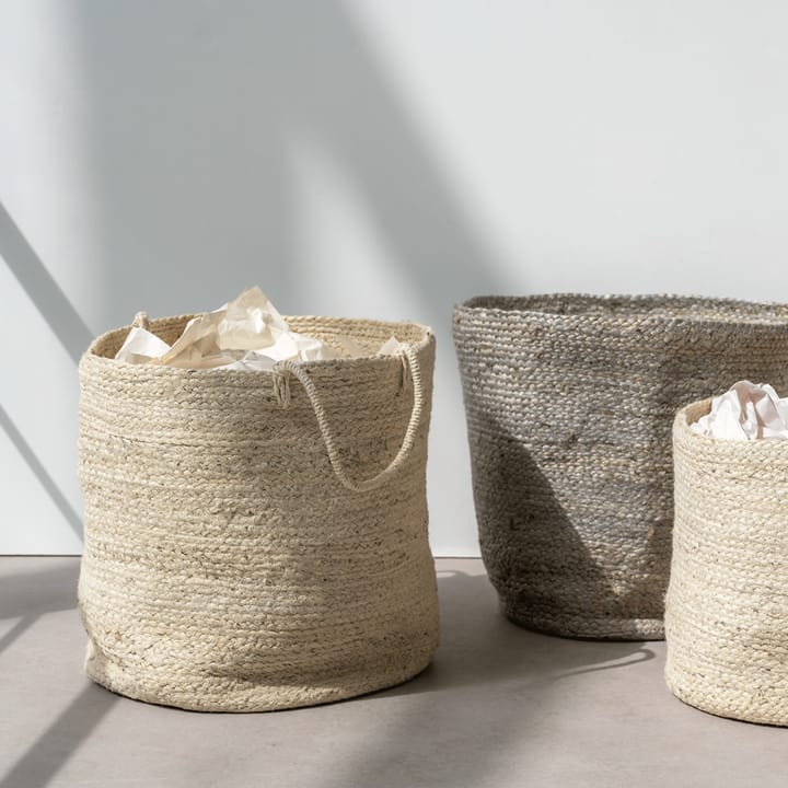 UNC storage basket with handle Ø40 cm, Blond URBAN NATURE CULTURE