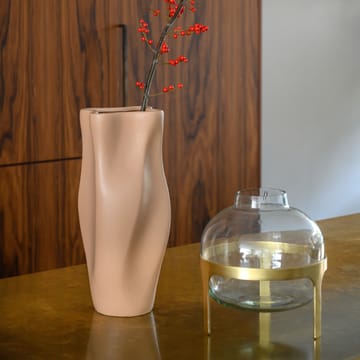 UNC vase on base 24.5 cm - gold-clear - URBAN NATURE CULTURE