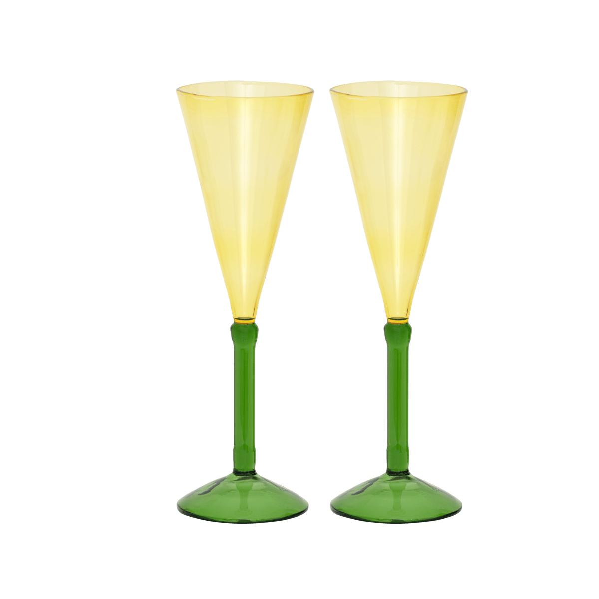 Urban Nature Culture gift set champagne glasses 2-pack Pink