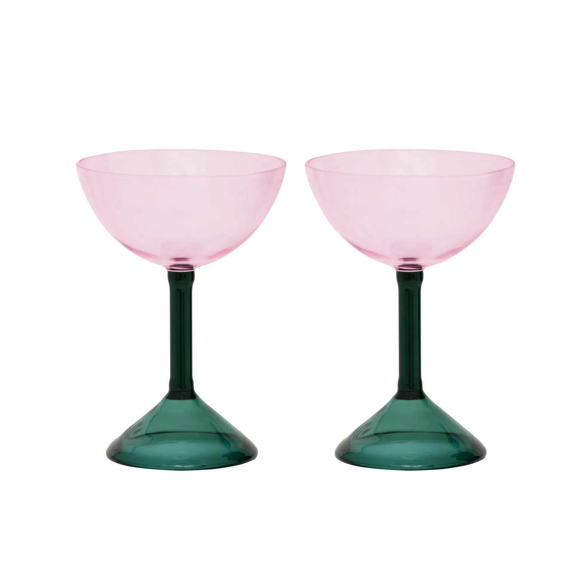 Urban Nature Culture gift set coupe glasses 2-pack, Pink URBAN NATURE CULTURE
