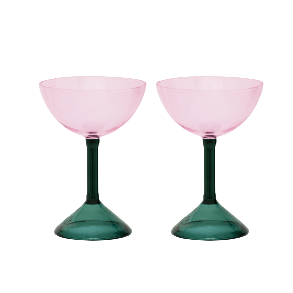 URBAN NATURE CULTURE Urban Nature Culture gift set coupe glasses 2-pack Pink