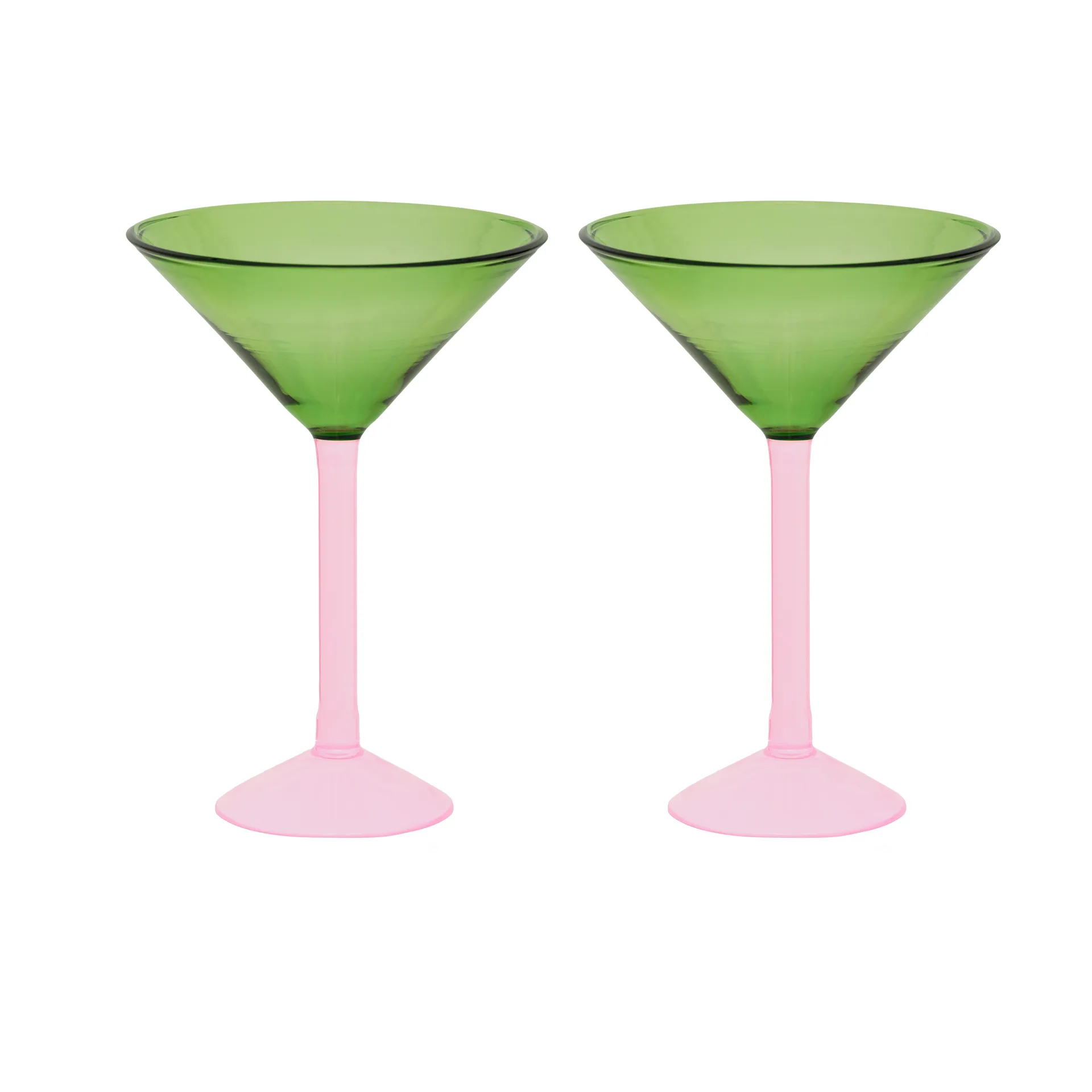 Urban Nature Culture gift set martini glasses 2-pack, Green URBAN NATURE CULTURE