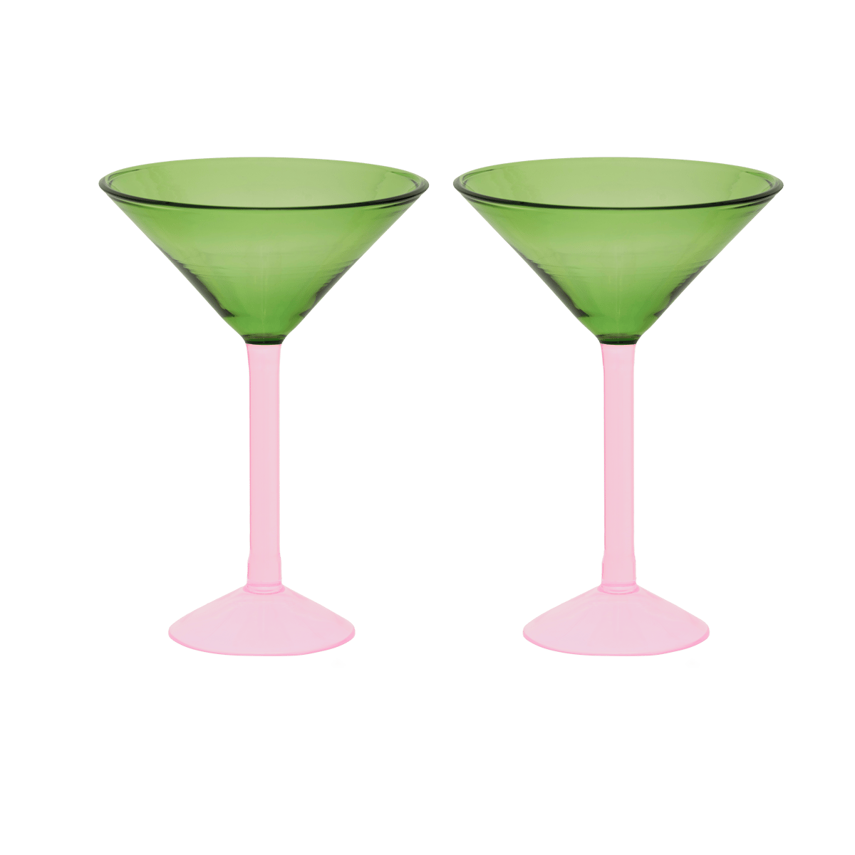 URBAN NATURE CULTURE Urban Nature Culture gift set martini glasses 2-pack Green