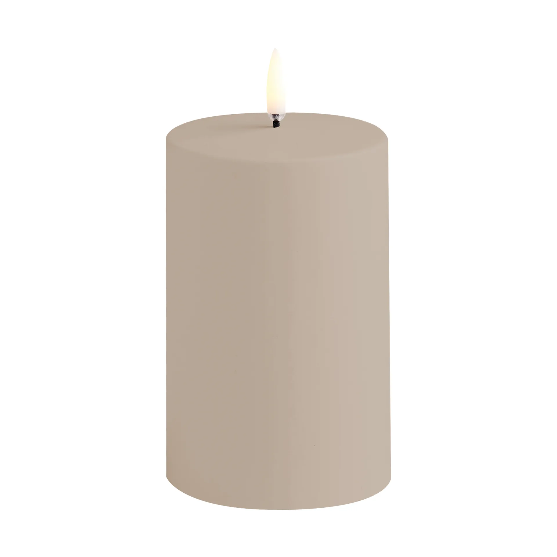 LED Pillar candle outdoor 7.8x12.7 cm, Sandstone Uyuni Lighting