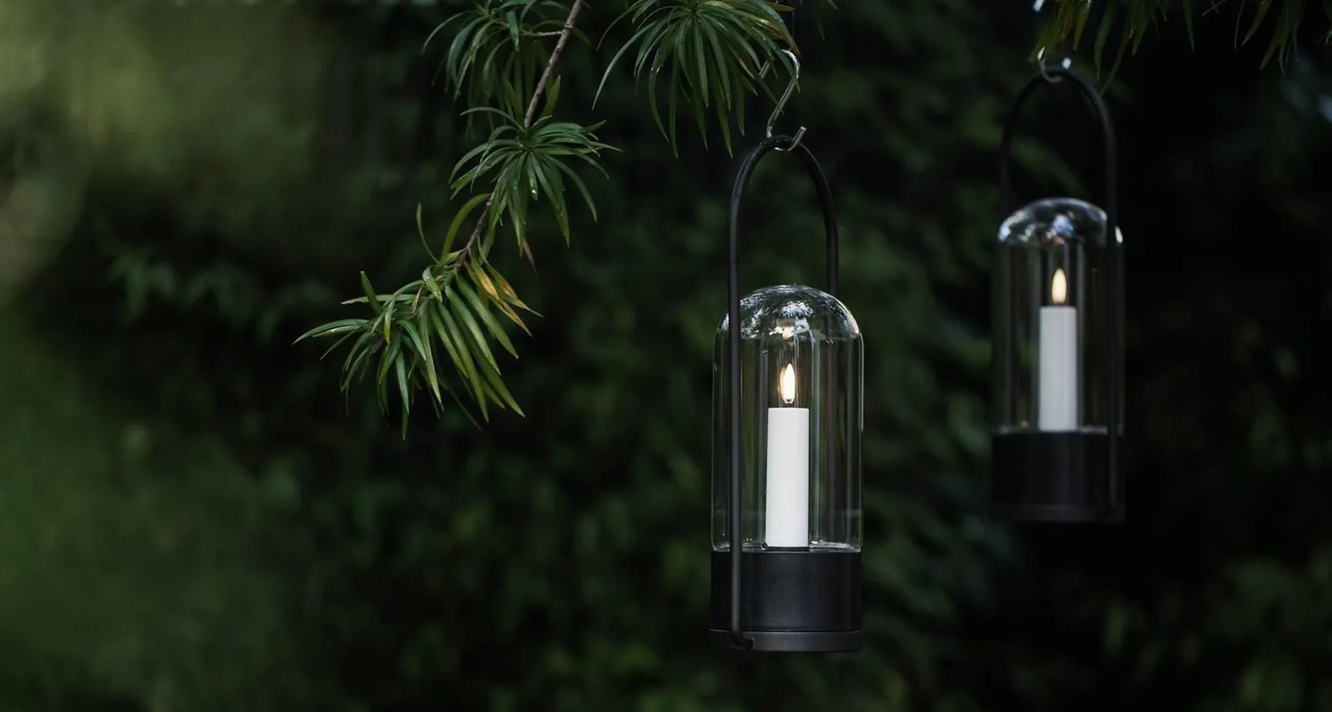 Outdoor holder for lantern 34 cm, Black Uyuni Lighting