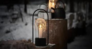 Outdoor holder for lantern 34 cm - Black - Uyuni Lighting