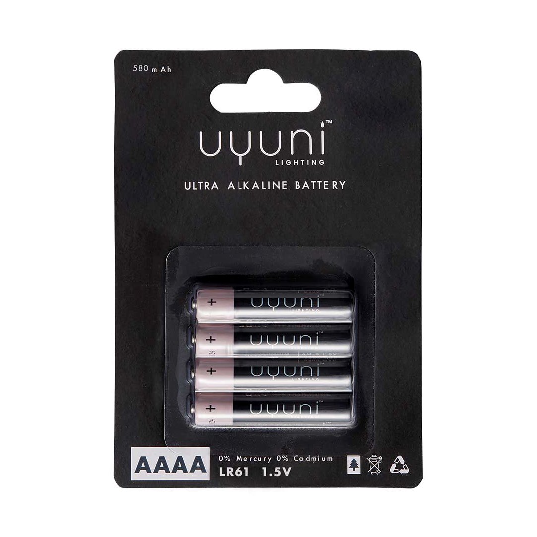 Uyuni Lighting Uyuni Battery 4-pack AAAA | Scandinavian Design | Other lighting accessories | Black