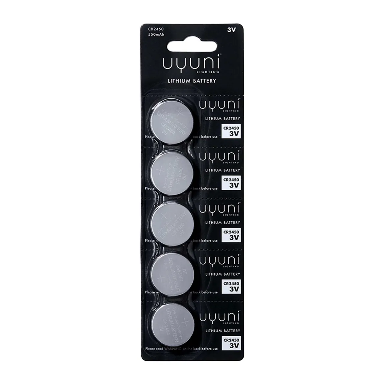 Uyuni Lighting Uyuni Battery 5 pack CR2450 | Scandinavian Design | Other lighting accessories | Black