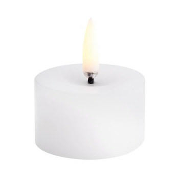 Uyuni Lighting Uyuni LED Block Candle melted White, o5x2.8 cm