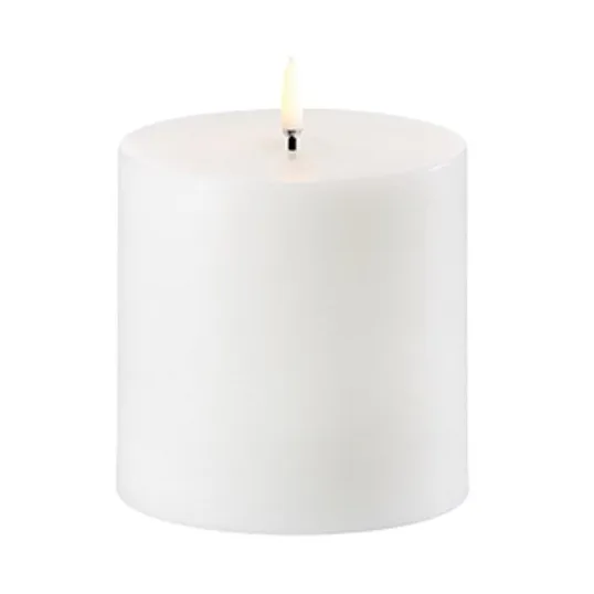 Uyuni Lighting Uyuni LED Block candle white o10.1 cm 10 cm