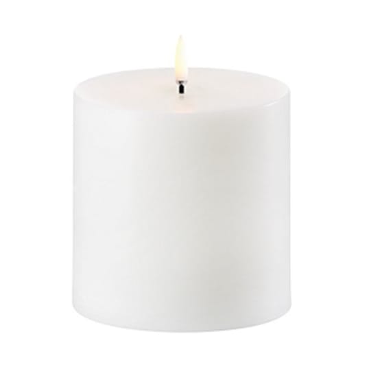 Uyuni LED Block candle white Ø10.1 cm - 10 cm - Uyuni Lighting