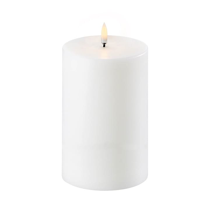 Uyuni LED Block candle white Ø10.1 cm - 15.2 cm - Uyuni Lighting