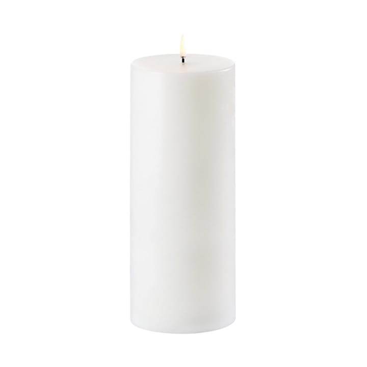 Uyuni LED Block candle white Ø10.1 cm - 25 cm - Uyuni Lighting