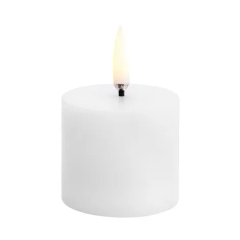 Uyuni Lighting Uyuni LED Block candle white Ø5 cm 4.5 cm
