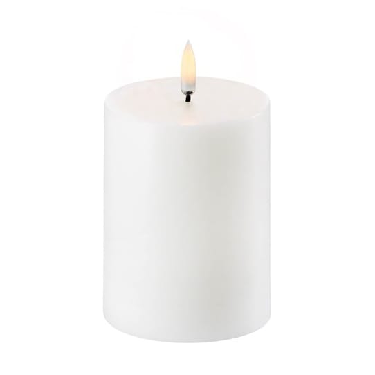 Uyuni LED Block candle white Ø7.8 cm - 10.1 cm - Uyuni Lighting