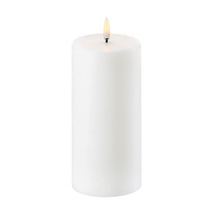 Uyuni LED Block candle white Ø7.8 cm - 15.2 cm - Uyuni Lighting
