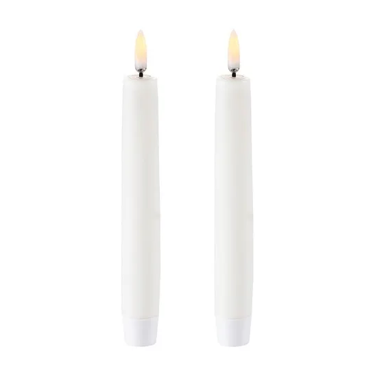 Uyuni LED Taper candles white 2pack from Uyuni Lighting
