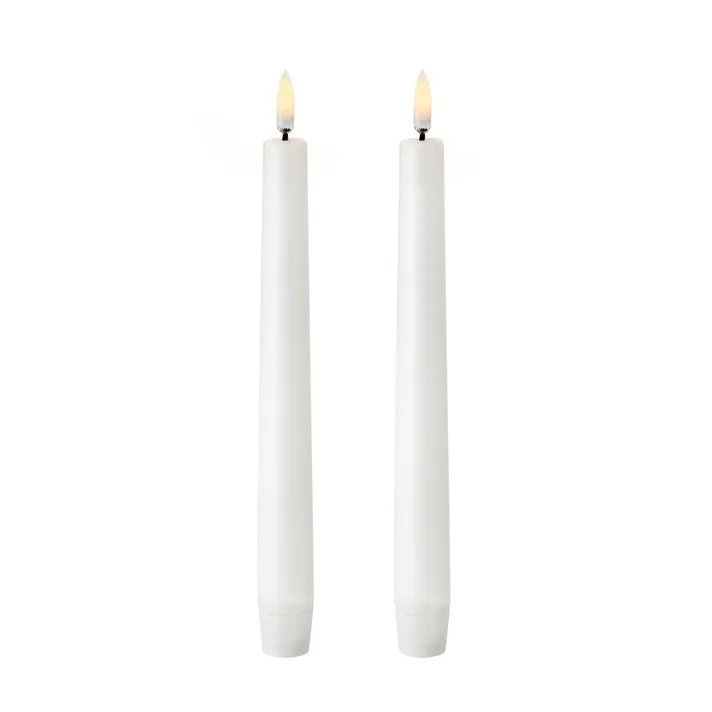 Uyuni LED Taper candles white 2pack 20.5 cm Uyuni Lighting