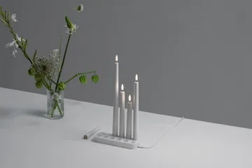 Uyuni LED Taper candles white 2-pack - Ø2.3x25.2 cm - Uyuni Lighting