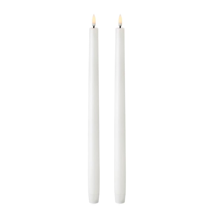 Uyuni LED Taper candles white 2-pack - 37.8 cm - Uyuni Lighting