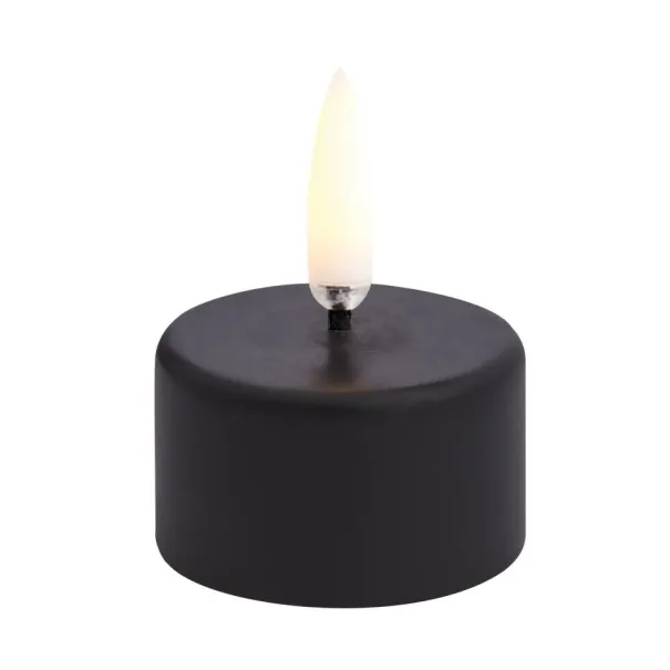 Uyuni LED tealight Black, Ø4x2.5 cm Uyuni Lighting