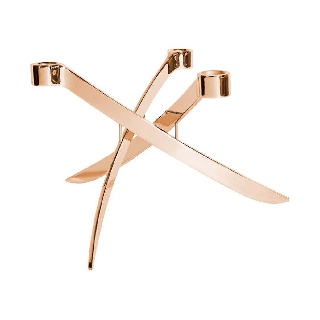 Uyuni Lighting Uyuni Lightarch candle sticks 3 arms Rosé gold