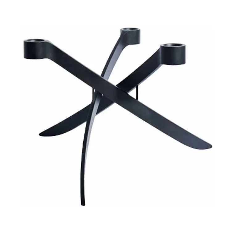 Uyuni Lightarch mini candle sticks 3 arms, Matte black Uyuni Lighting