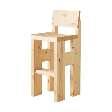 001 Bar Stool bar stool - Matte oil-waxed pine, 75 cm - Vaarnii
