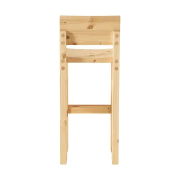 001 Bar Stool bar stool - Matte oil-waxed pine, 75 cm - Vaarnii