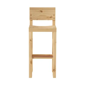001 Bar Stool bar stool - Matte oil-waxed pine, 75 cm - Vaarnii
