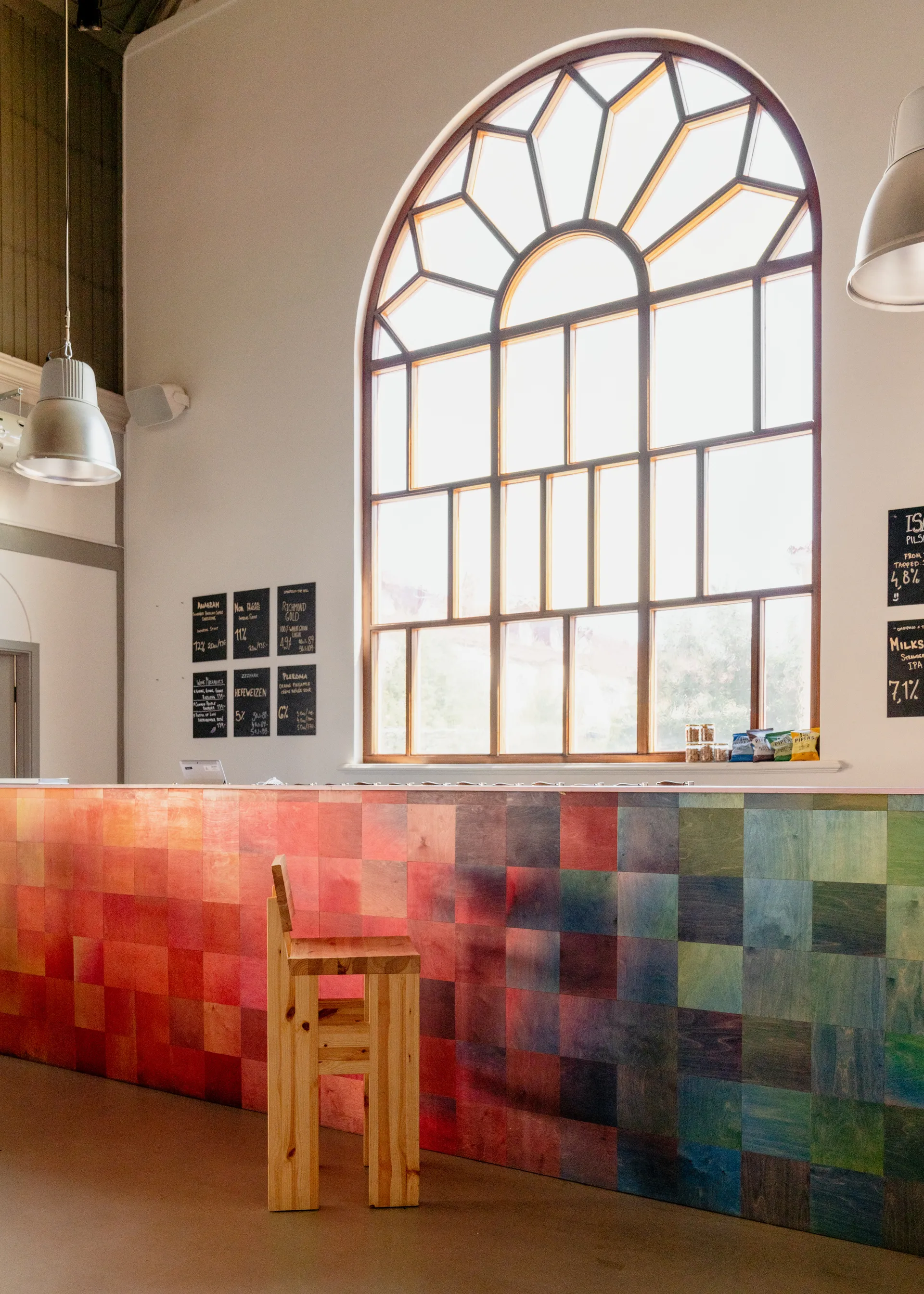 001 Bar Stool bar stool, Matte oiled-waxed pine, 65 cm Vaarnii