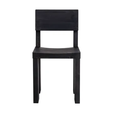 001 Dining Chair chair - Black-stained pine - Vaarnii