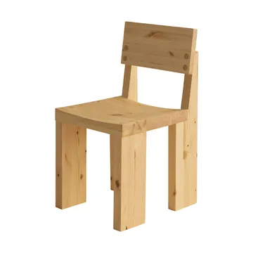 001 Dining Chair chair - Matte oil-waxed pine - Vaarnii