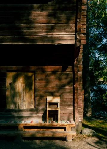 001 Dining Chair chair - Matte oil-waxed pine - Vaarnii