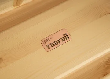 002 Ast Stool stool - Matte oil-waxed pine, 55x26x45 cm - Vaarnii