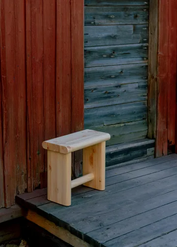002 Ast Stool stool - Matte oil-waxed pine, 55x26x45 cm - Vaarnii