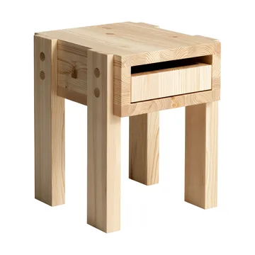 003 Stilts Side Table side table - Matte oil-waxed pine 40x36x45 cm - Vaarnii