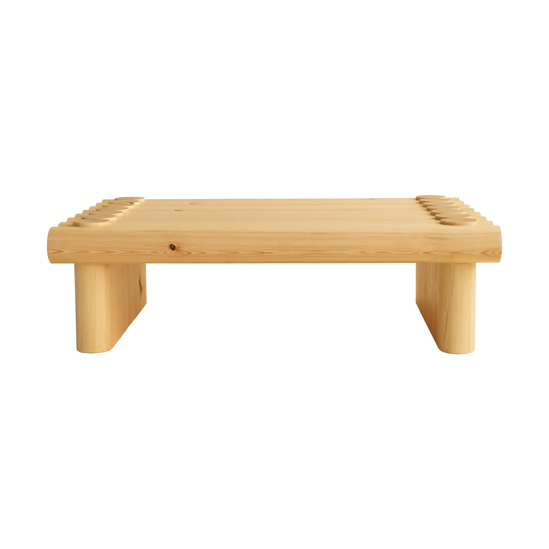 004 Coffee Table coffee table, Matte oil-waxed pine, 120x80x35 cm Vaarnii