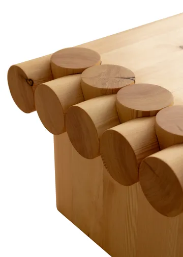 004 Coffee Table coffee table - Matte oil-waxed pine, 120x80x35 cm - Vaarnii