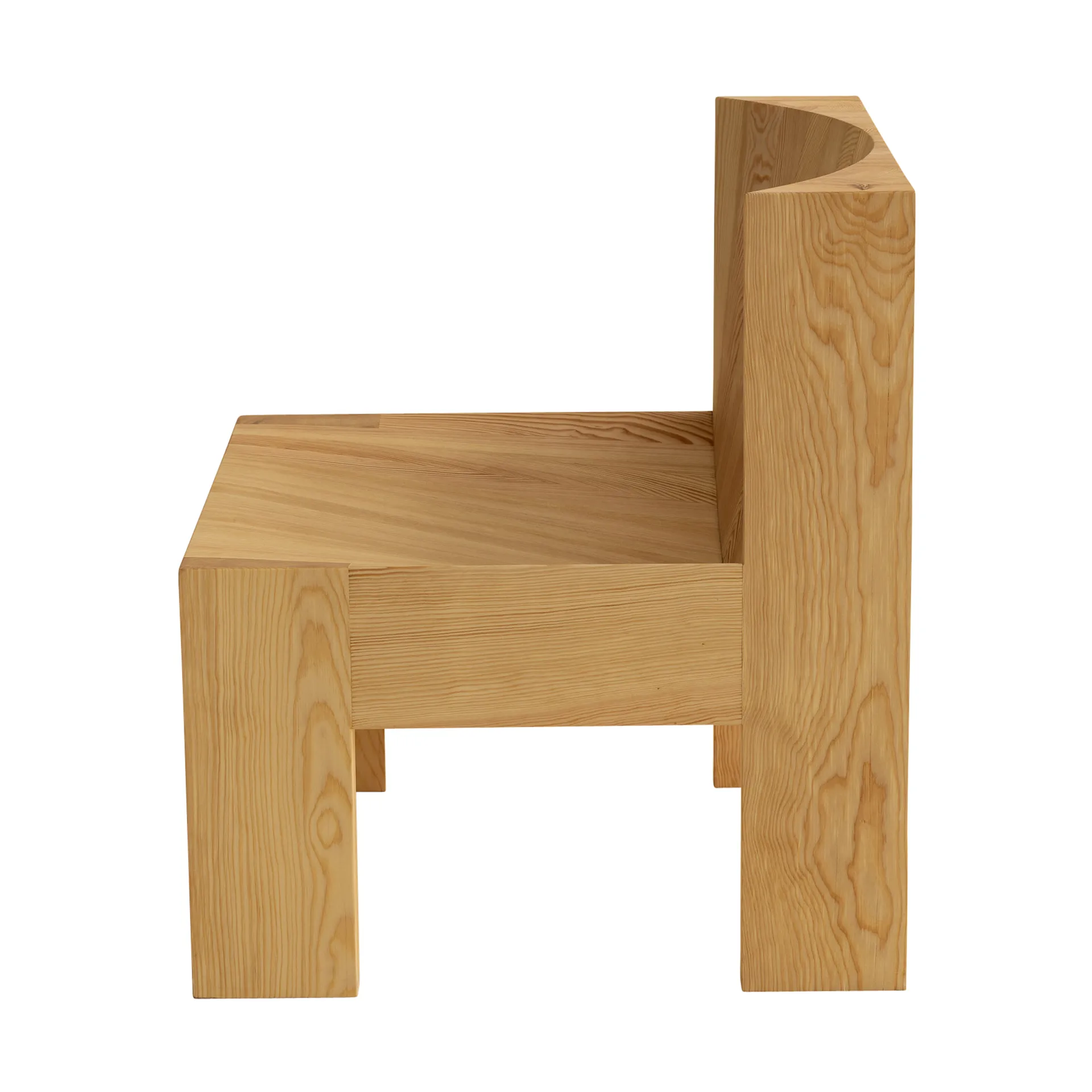 005 Lounge Chair lounge chair, Matte oil-waxed pine Vaarnii