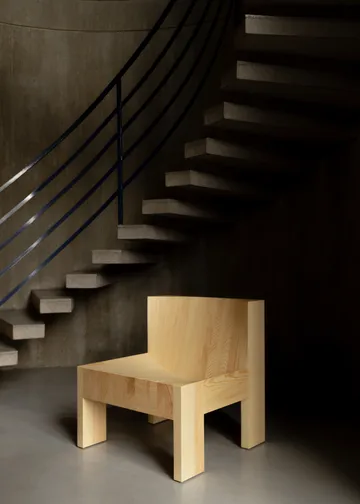 005 Lounge Chair lounge chair - Matte oil-waxed pine - Vaarnii