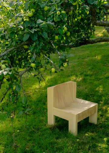 005 Lounge Chair lounge chair - Matte oil-waxed pine - Vaarnii