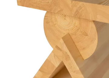 006 AA Side Table side table - Matte oil-waxed pine, 40x40x45 cm - Vaarnii