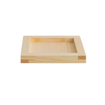 009 Tray tray - Oil-waxed pine, 33x33x6 cm - Vaarnii