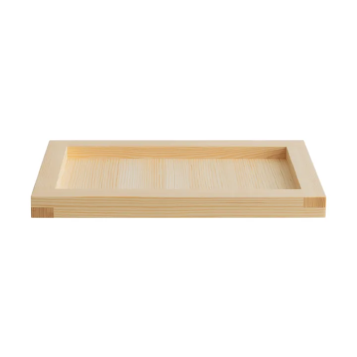 009 Tray tray - Oil-waxed pine, 54x33x6 cm - Vaarnii
