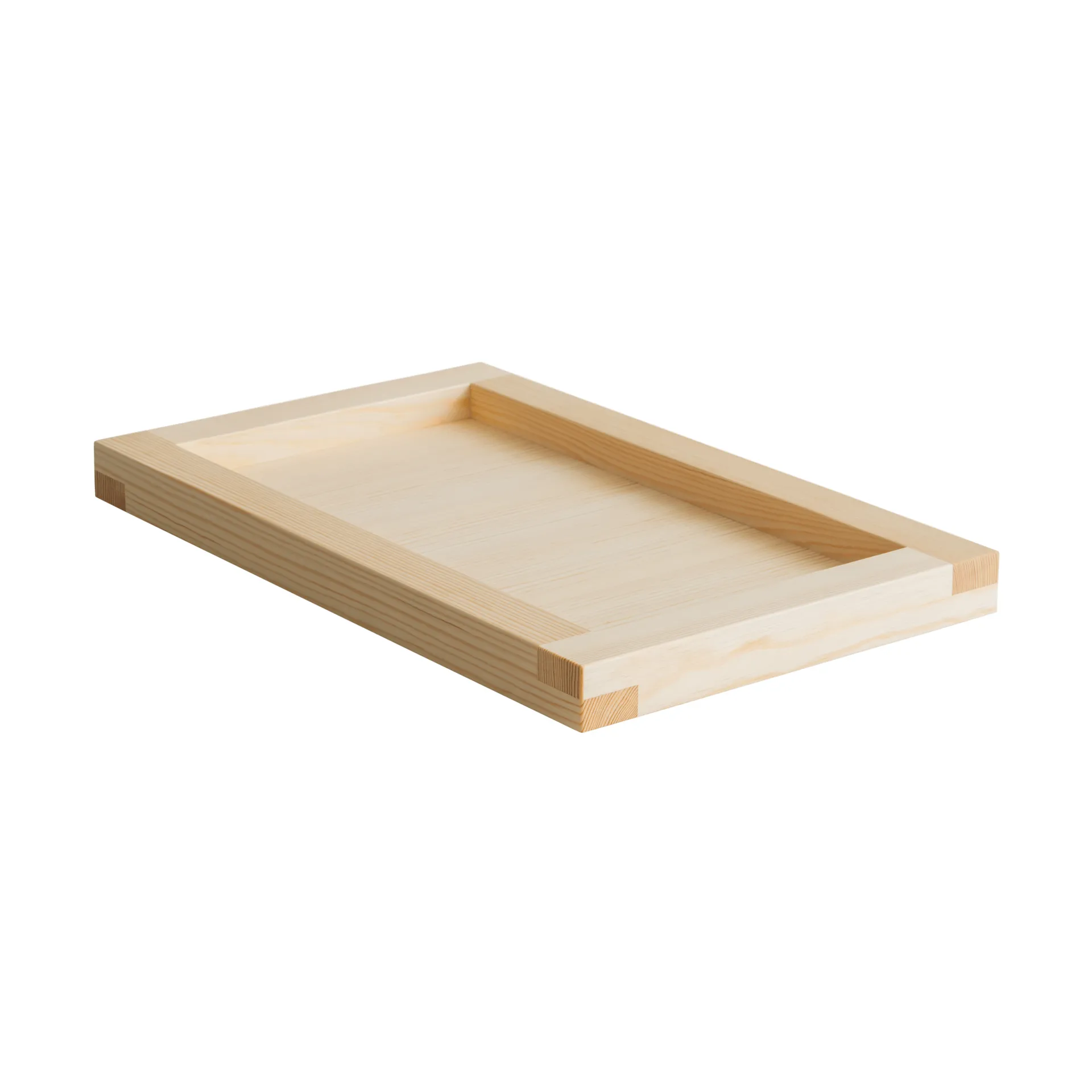 009 Tray tray, Oil-waxed pine, 54x33x6 cm Vaarnii