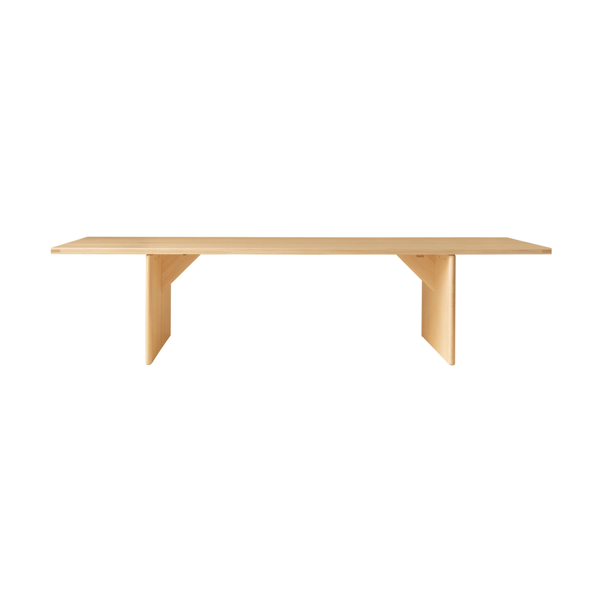 012 Kolmio Dining Table table, Matte oil-waxed pine, 305x99x72 cm Vaarnii